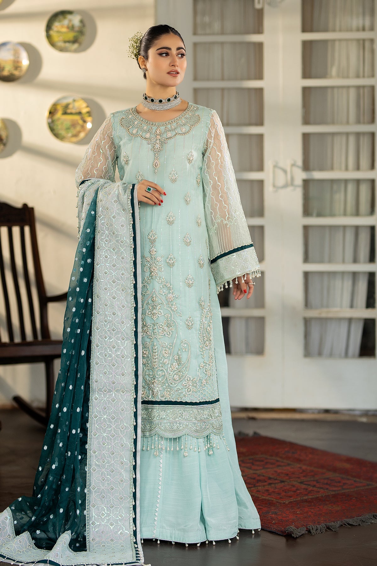Raeesa Premium | Dehleez Formals | DL-1022 Afsaana -E- Poshak by Raeesa Premium - Designer Dress - Type: Formal - Available at Libayah - 100% Original