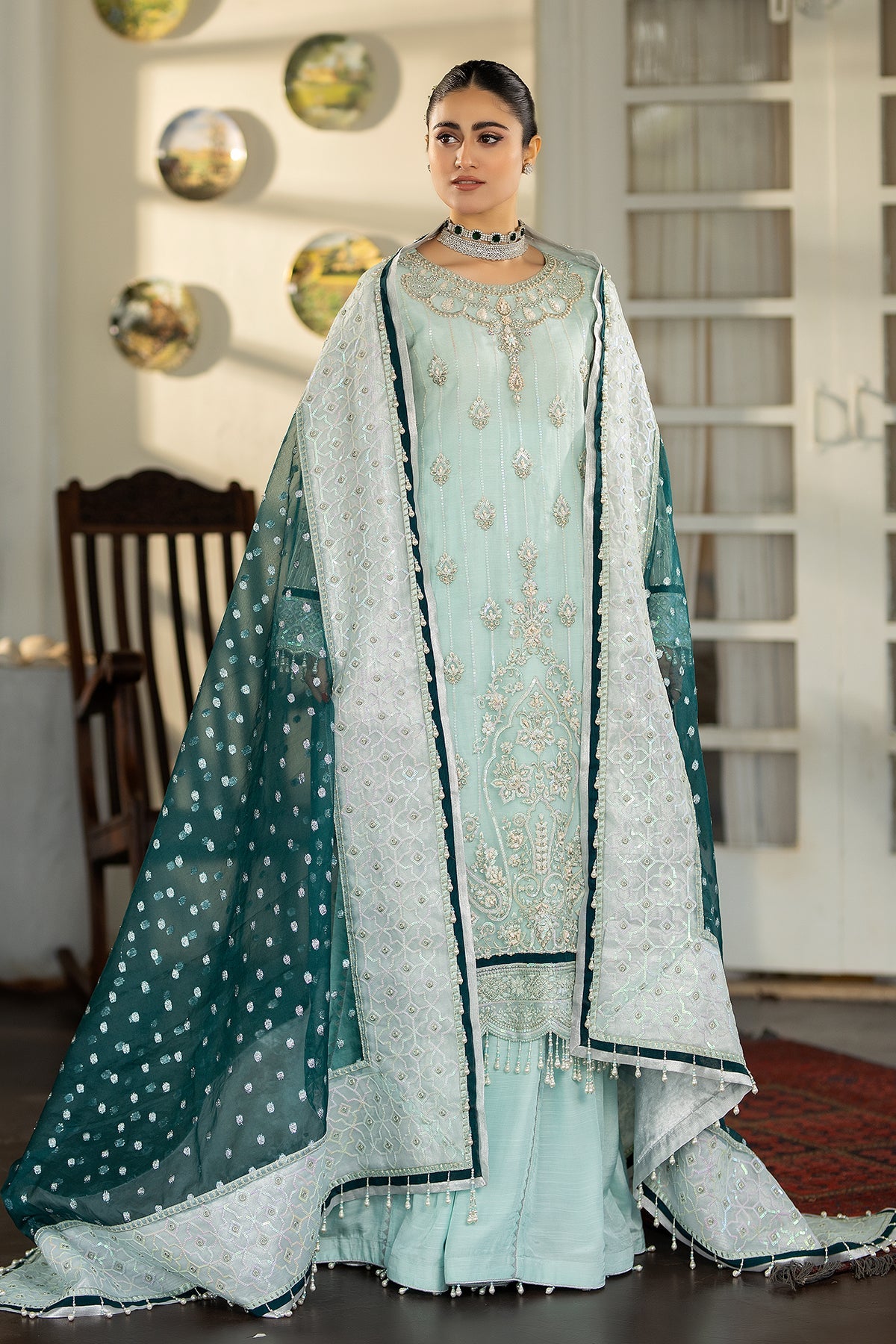 Raeesa Premium | Dehleez Formals | DL-1022 Afsaana -E- Poshak by Raeesa Premium - Designer Dress - Type: Formal - Available at Libayah - 100% Original