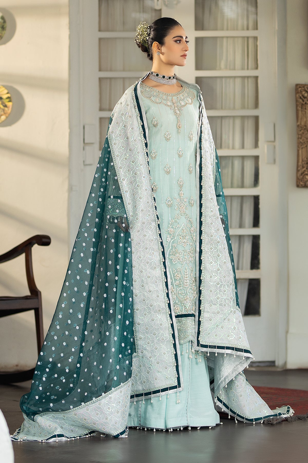 Raeesa Premium | Dehleez Formals | DL-1022 Afsaana -E- Poshak by Raeesa Premium - Designer Dress - Type: Formal - Available at Libayah - 100% Original