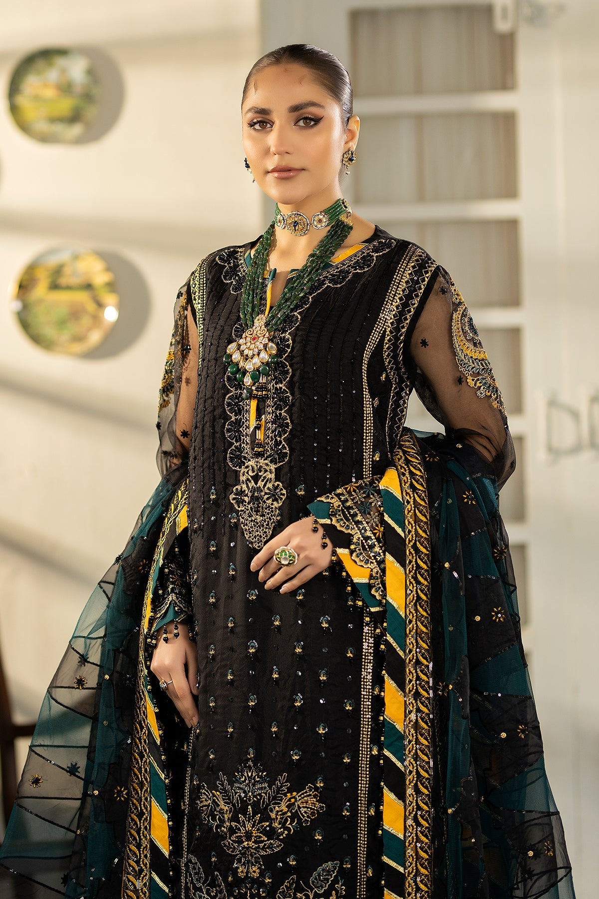 Raeesa Premium | Dehleez Formals | DL-1023 Rang -E-Vasl by Raeesa Premium - Designer Dress - Type: Formal - Available at Libayah - 100% Original