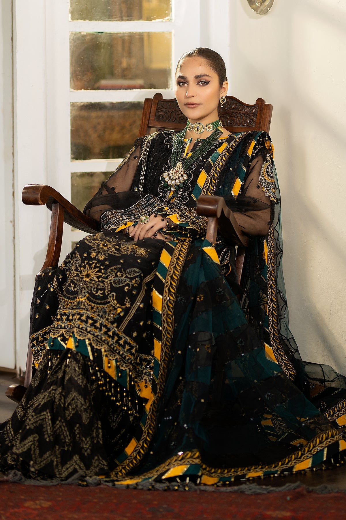 Raeesa Premium | Dehleez Formals | DL-1023 Rang -E-Vasl by Raeesa Premium - Designer Dress - Type: Formal - Available at Libayah - 100% Original