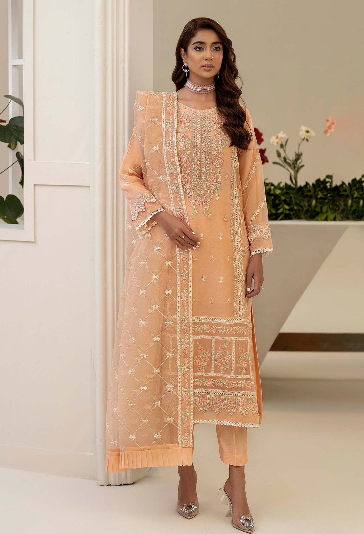 Adans Libas | Tissue De Luxe | DELUXE 444415 by Adans Libas - Designer Dress - Type: Ladies Clothes - Available at Libayah - 100% Original