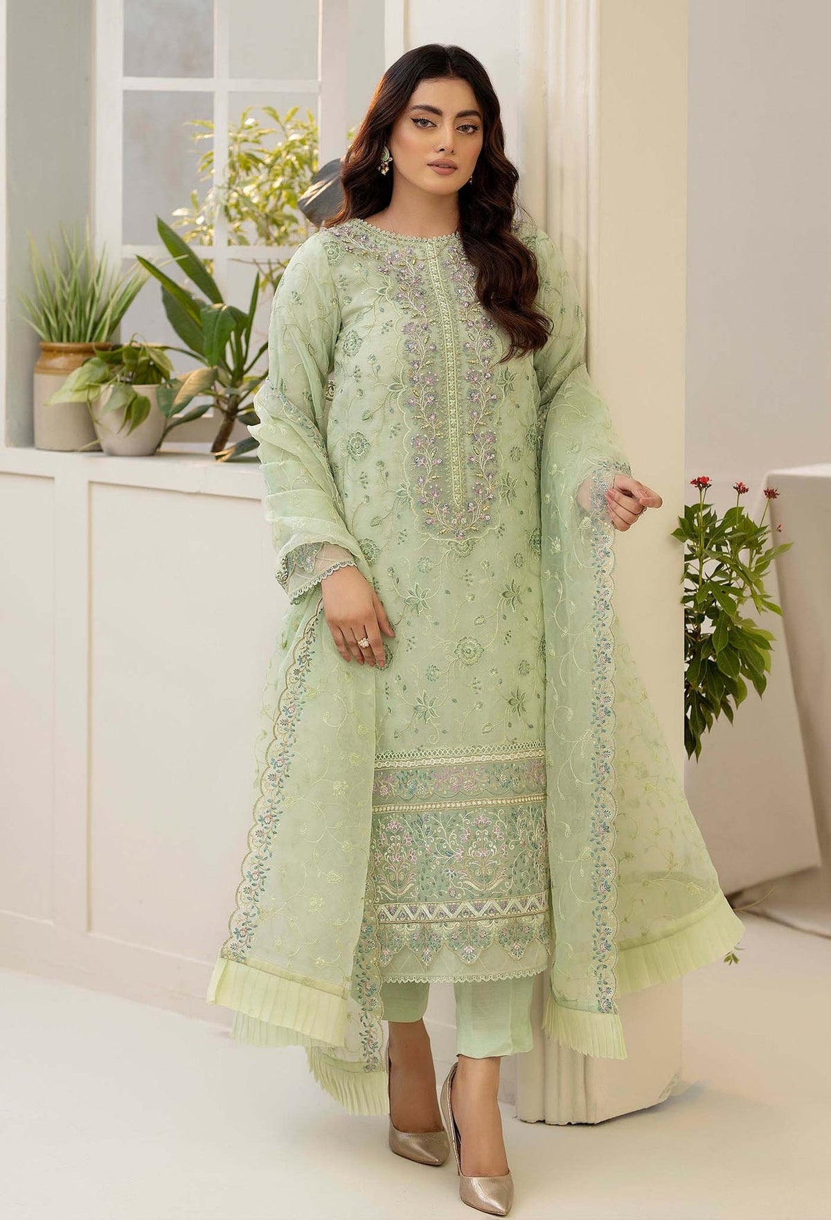 Adans Libas | Tissue De Luxe | DELUXE 444418 by Adans Libas - Designer Dress - Type: Ladies Clothes - Available at Libayah - 100% Original