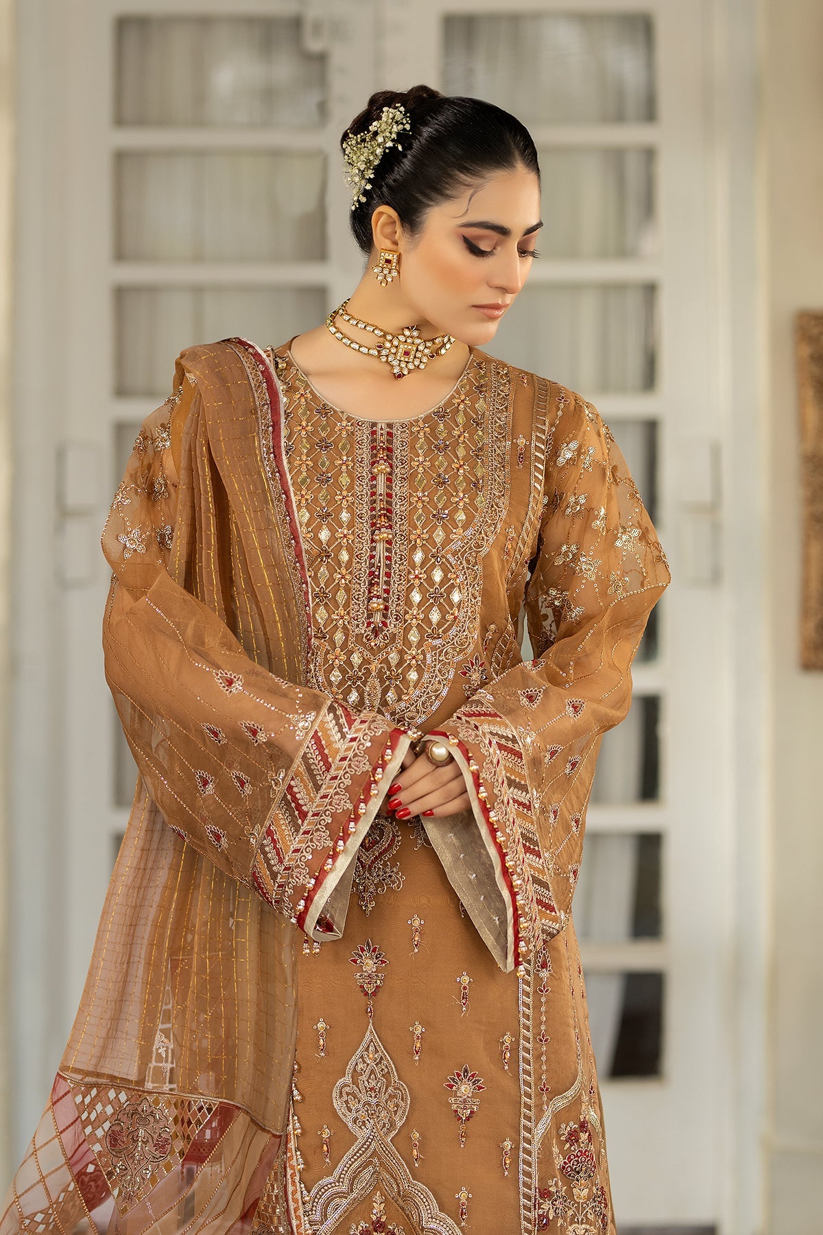 Raeesa Premium | Dehleez Formals | DL-1025 Tarz -E- Zameen by Raeesa Premium - Designer Dress - Type: Formal - Available at Libayah - 100% Original