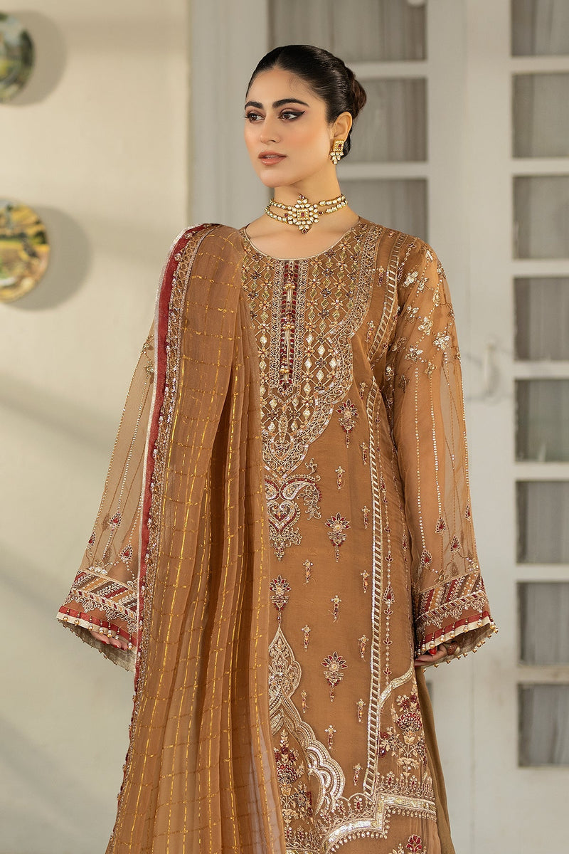 Raeesa Premium | Dehleez Formals | DL-1025 Tarz -E- Zameen by Raeesa Premium - Designer Dress - Type: Formal - Available at Libayah - 100% Original