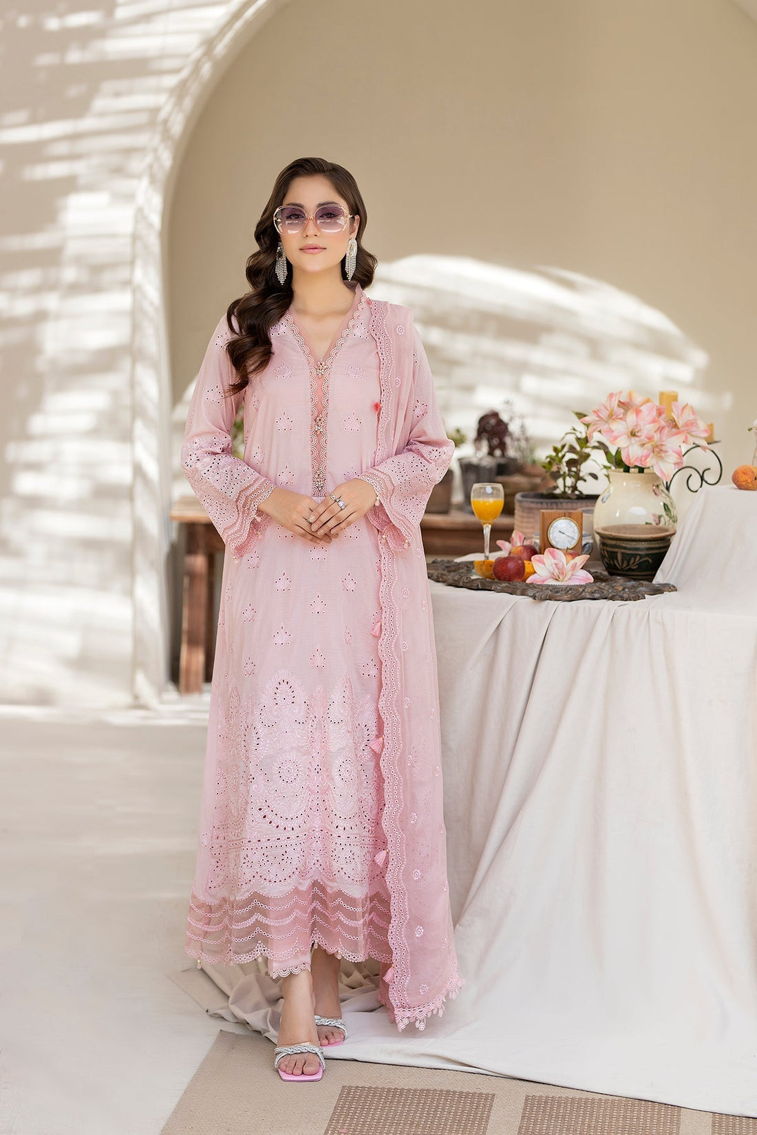 House of Nawab | Zora Luxury Lawn 24 | VIREH by House of Nawab - Designer Dress - Type: Ladies Clothes - Available at Libayah - 100% Original