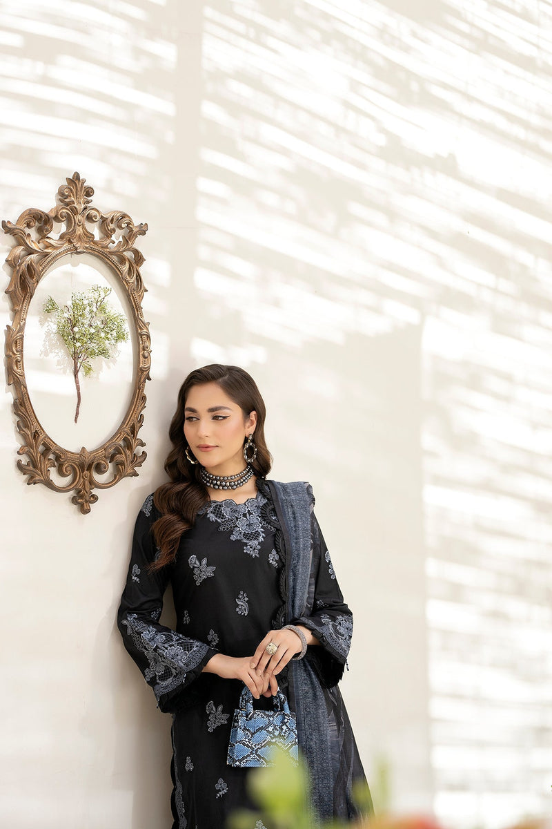 House of Nawab | Zora Luxury Lawn 24 | VALEH by House of Nawab - Designer Dress - Type: Ladies Clothes - Available at Libayah - 100% Original