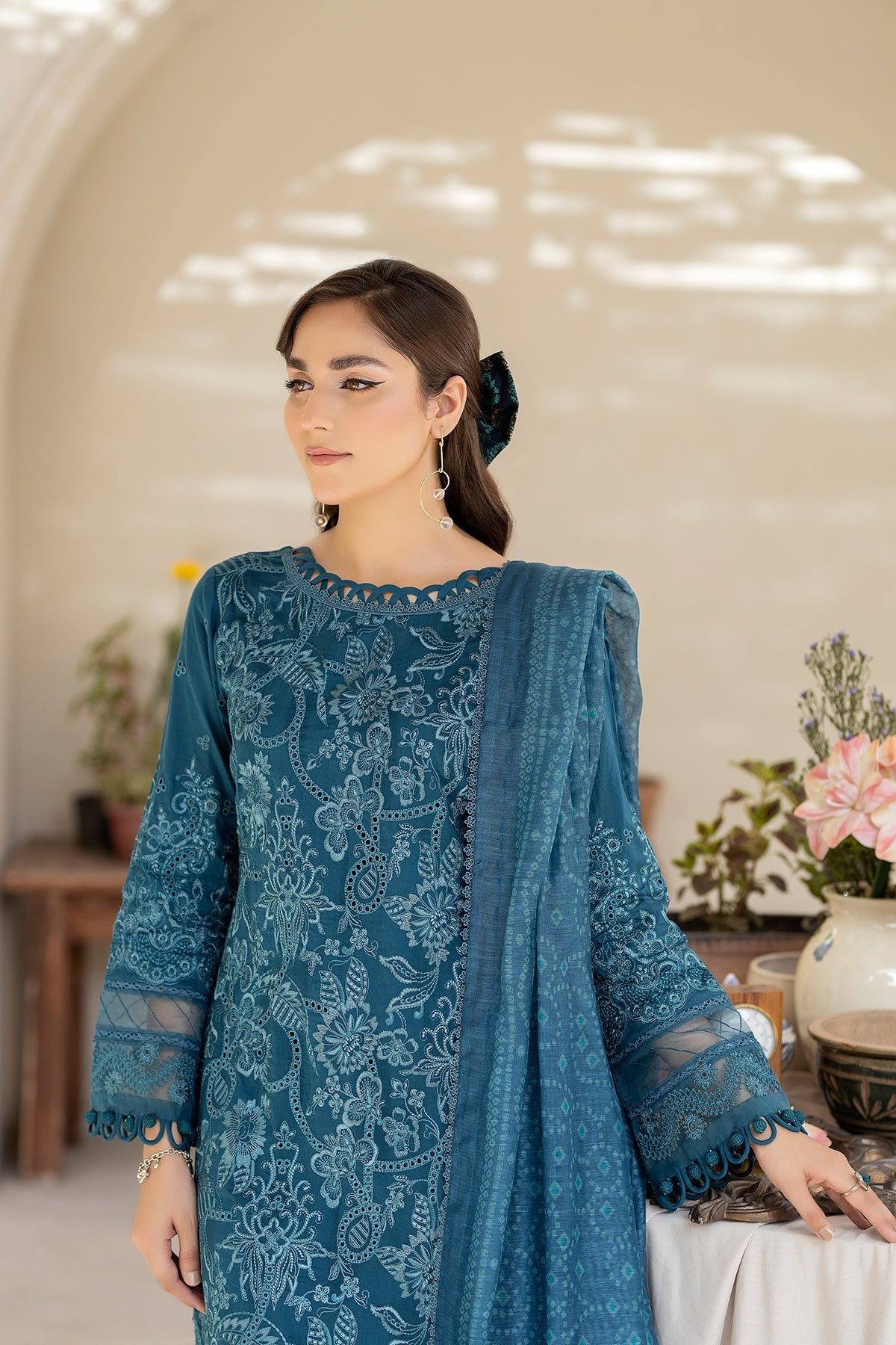 House of Nawab | Zora Luxury Lawn 24 | QARIN by House of Nawab - Designer Dress - Type: Ladies Clothes - Available at Libayah - 100% Original