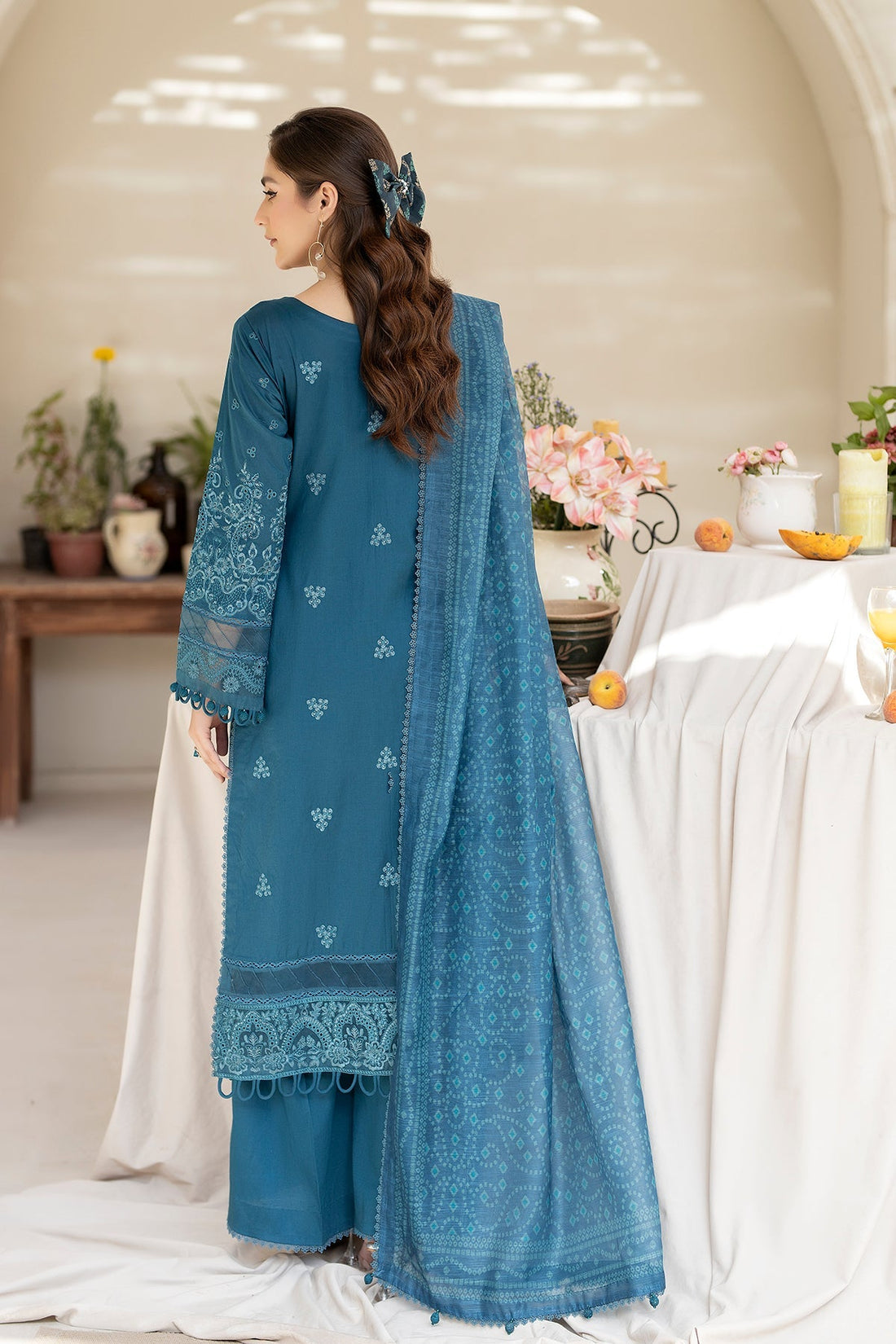 House of Nawab | Zora Luxury Lawn 24 | QARIN by House of Nawab - Designer Dress - Type: Ladies Clothes - Available at Libayah - 100% Original