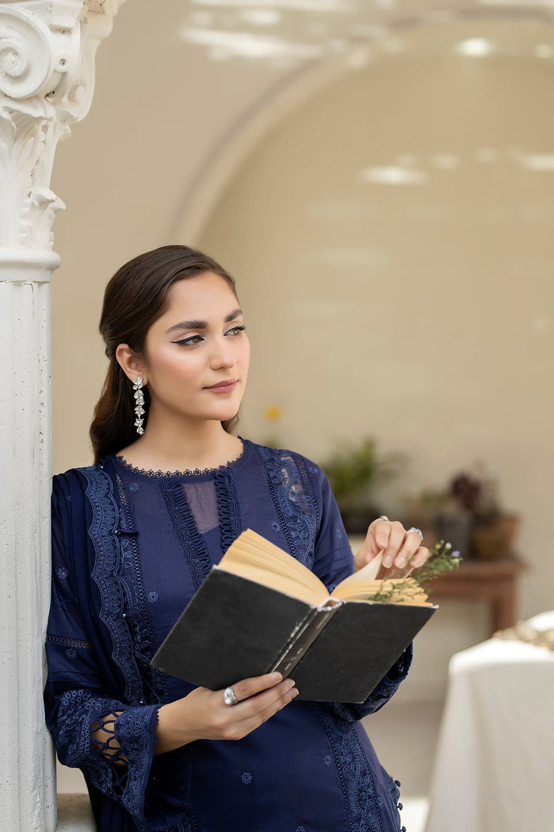 House of Nawab | Zora Luxury Lawn 24 | FRONA by House of Nawab - Designer Dress - Type: Ladies Clothes - Available at Libayah - 100% Original