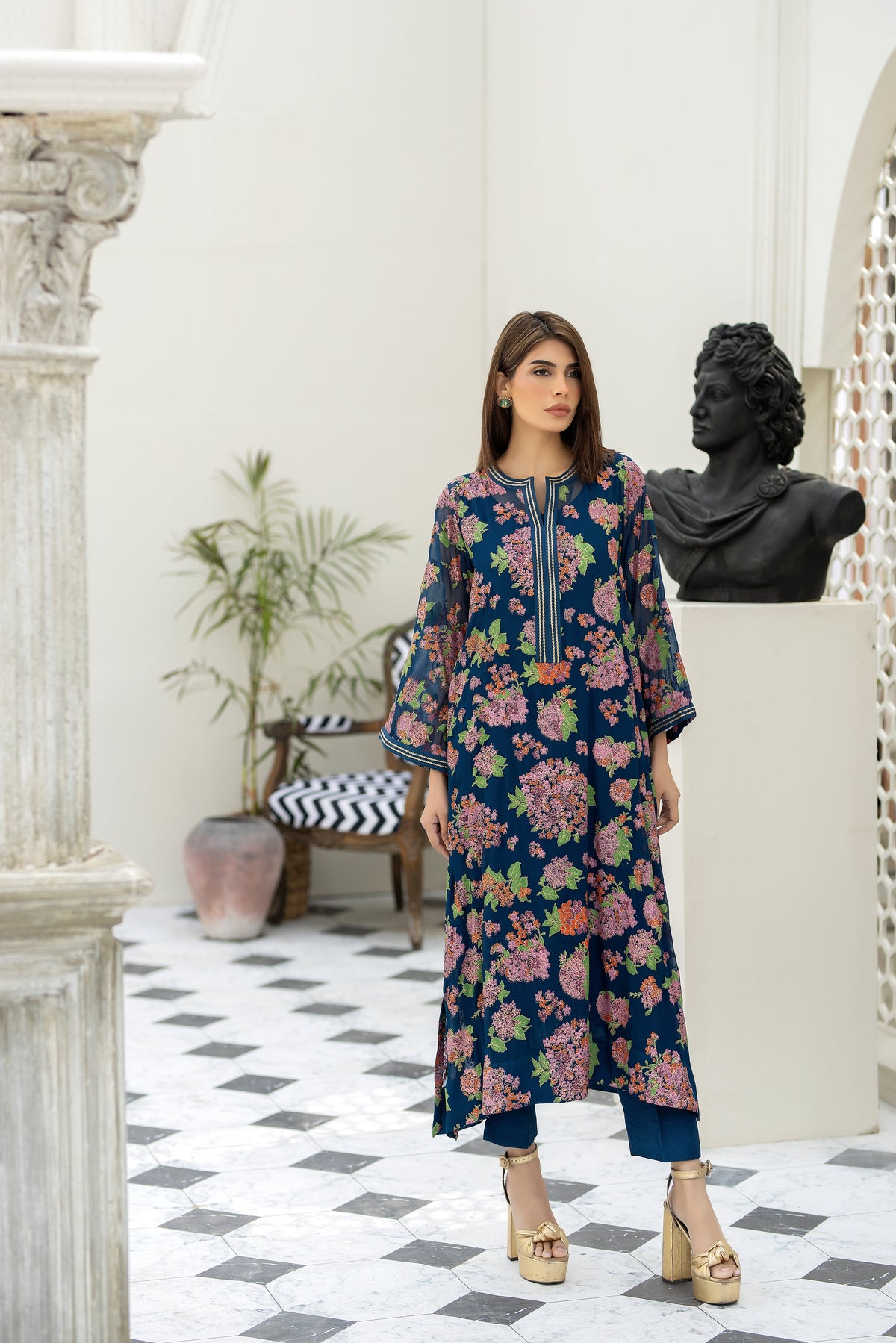 Purple haze Pret Studio | Noubahar Luxury Formals | Teal Royalty by Purple Haze - Designer Dress - Type: Ladies Clothes - Available at Libayah - 100% Original