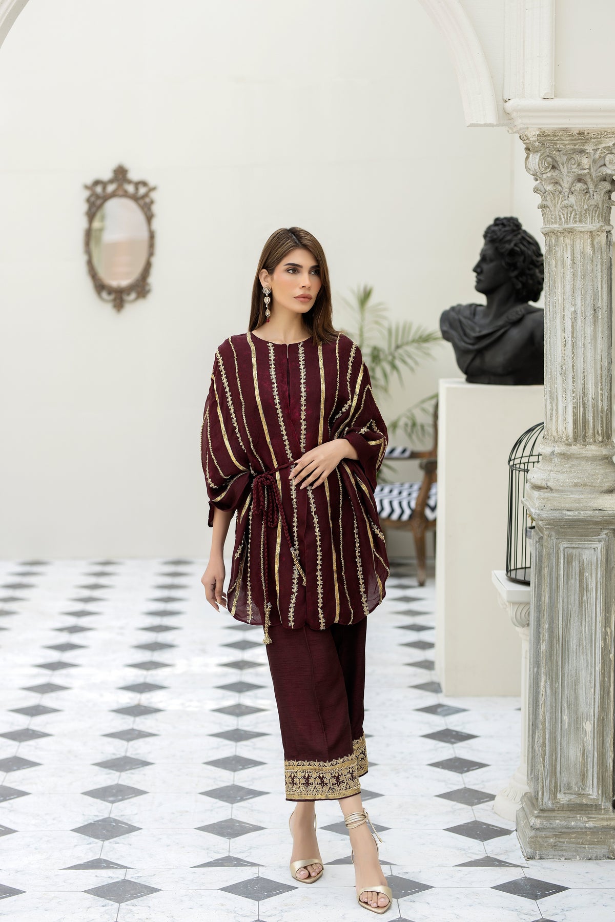 Purple haze Pret Studio | Noubahar Luxury Formals | Burgundy Love by Purple Haze - Designer Dress - Type: Ladies Clothes - Available at Libayah - 100% Original
