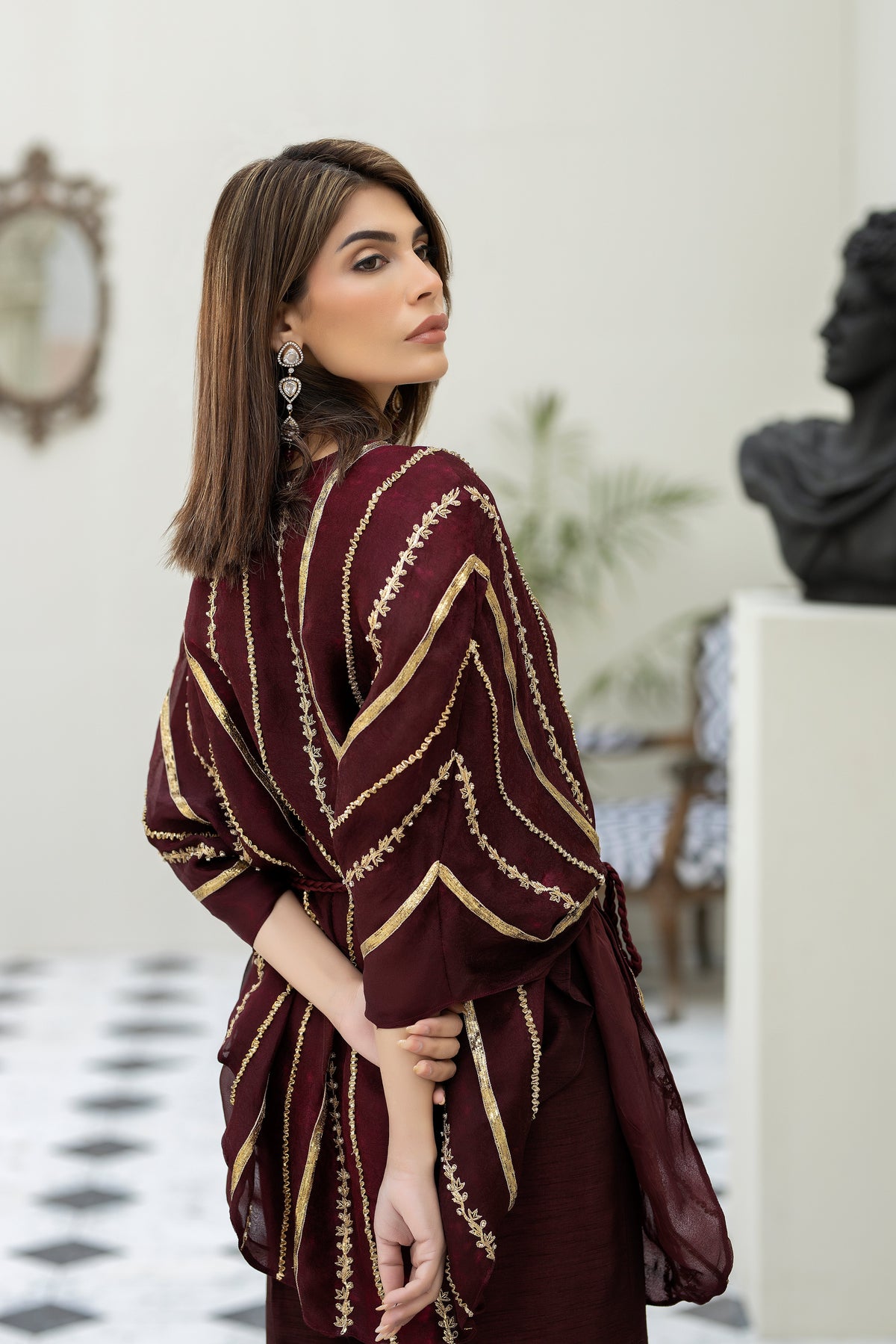 Purple haze Pret Studio | Noubahar Luxury Formals | Burgundy Love by Purple Haze - Designer Dress - Type: Ladies Clothes - Available at Libayah - 100% Original