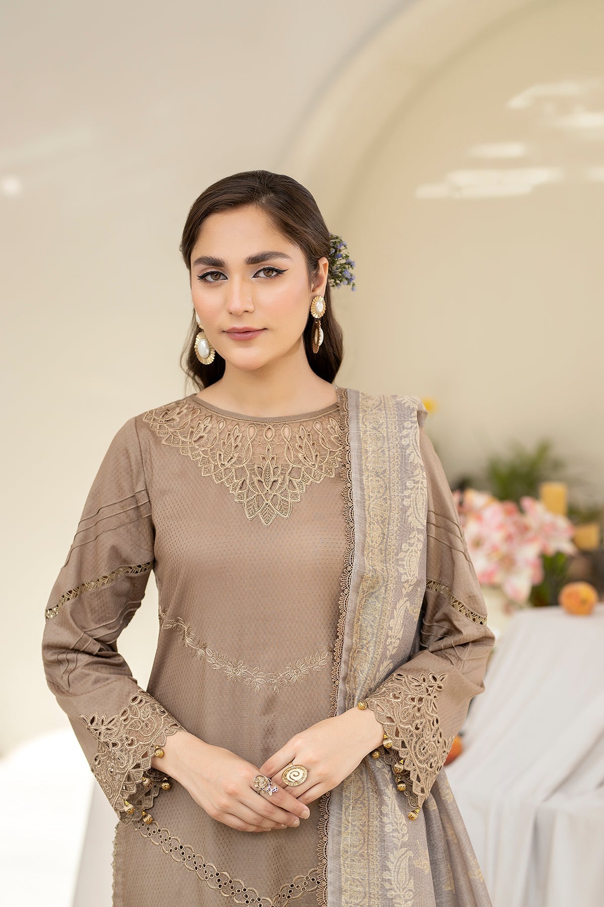 House of Nawab | Zora Luxury Lawn 24 | FARQAD by House of Nawab - Designer Dress - Type: Ladies Clothes - Available at Libayah - 100% Original