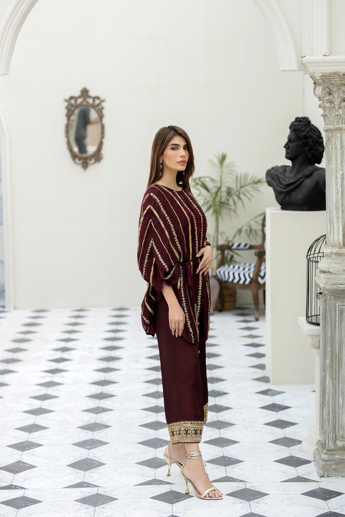 Purple haze Pret Studio | Noubahar Luxury Formals | Burgundy Love by Purple Haze - Designer Dress - Type: Ladies Clothes - Available at Libayah - 100% Original