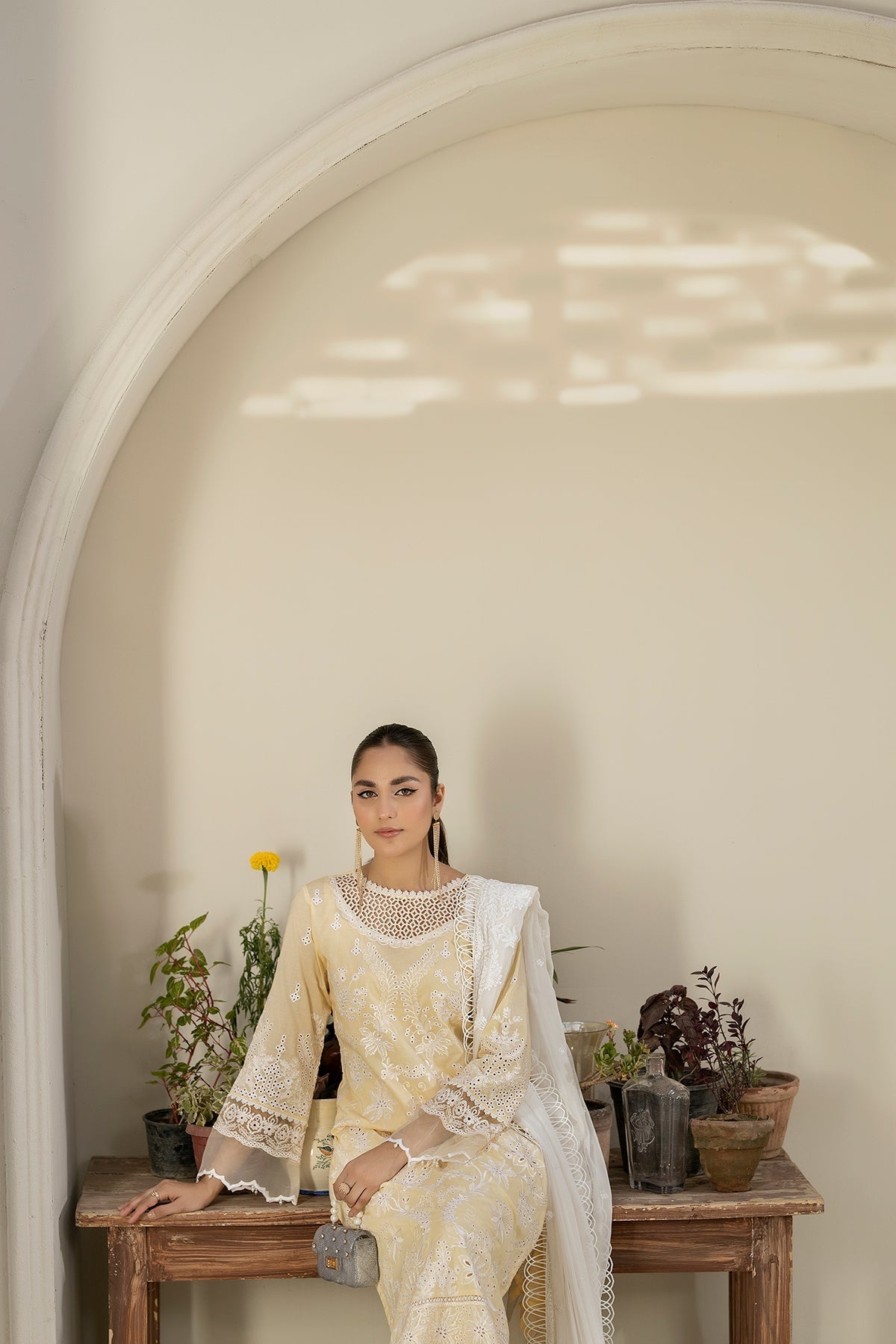 House of Nawab | Zora Luxury Lawn 24 | SAADAT by House of Nawab - Designer Dress - Type: Ladies Clothes - Available at Libayah - 100% Original