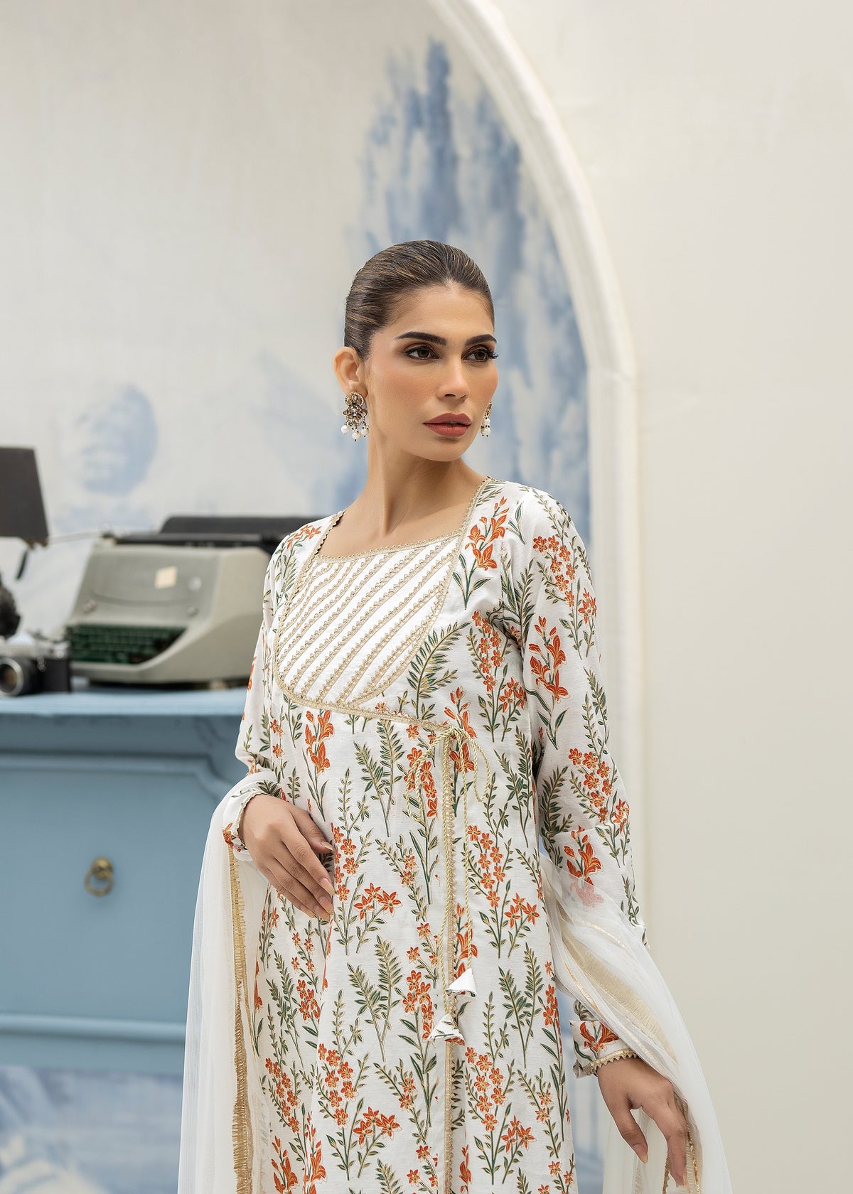 Purple haze Pret Studio | Noubahar Luxury Formals | Floral Anrakha by Purple Haze - Designer Dress - Type: Ladies Clothes - Available at Libayah - 100% Original