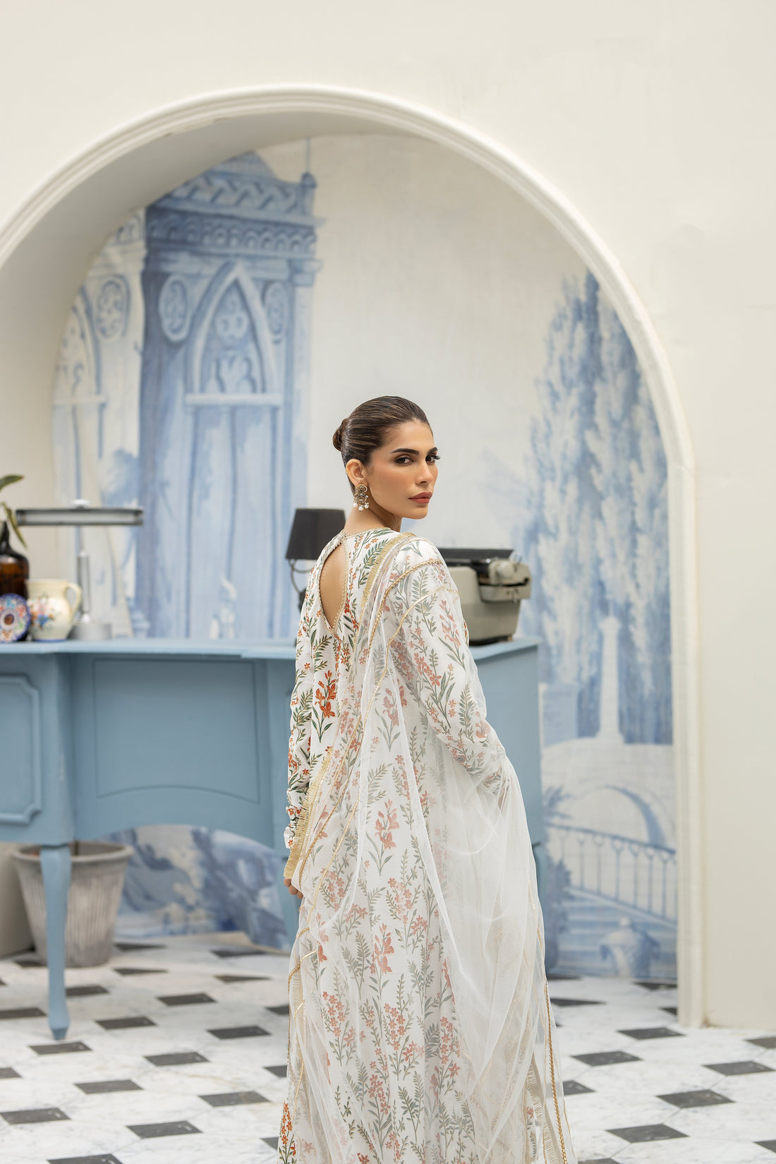 Purple haze Pret Studio | Noubahar Luxury Formals | Floral Anrakha by Purple Haze - Designer Dress - Type: Ladies Clothes - Available at Libayah - 100% Original