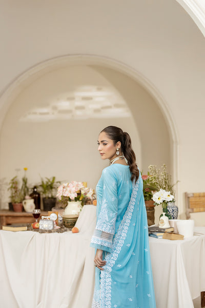 House of Nawab | Zora Luxury Lawn 24 | QAILAH by House of Nawab - Designer Dress - Type: Ladies Clothes - Available at Libayah - 100% Original