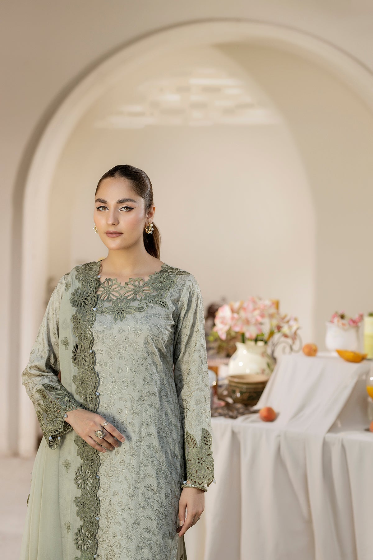 House of Nawab | Zora Luxury Lawn 24 | FADAH by House of Nawab - Designer Dress - Type: Ladies Clothes - Available at Libayah - 100% Original