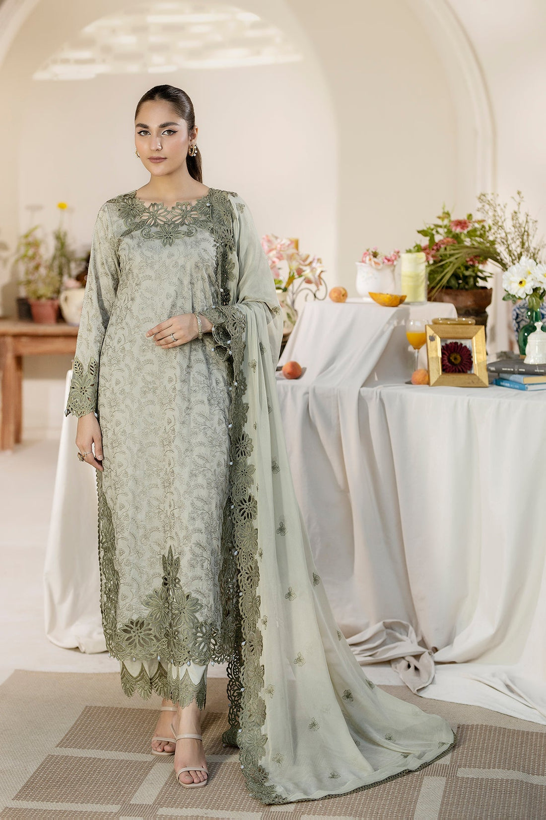 House of Nawab | Zora Luxury Lawn 24 | FADAH by House of Nawab - Designer Dress - Type: Ladies Clothes - Available at Libayah - 100% Original