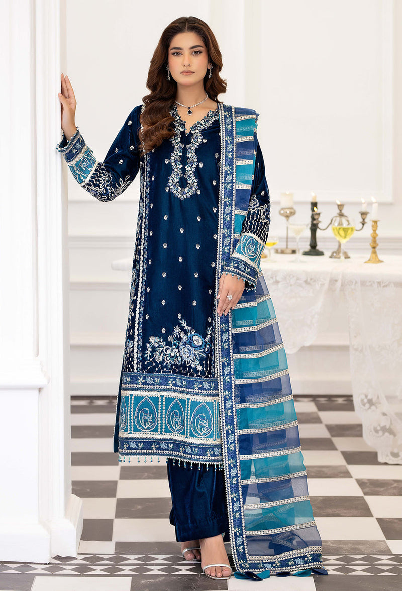 VELVET 7786 – authentic Pakistani formal dress from the Adans Libas Velvet 25 collection for women in the UK