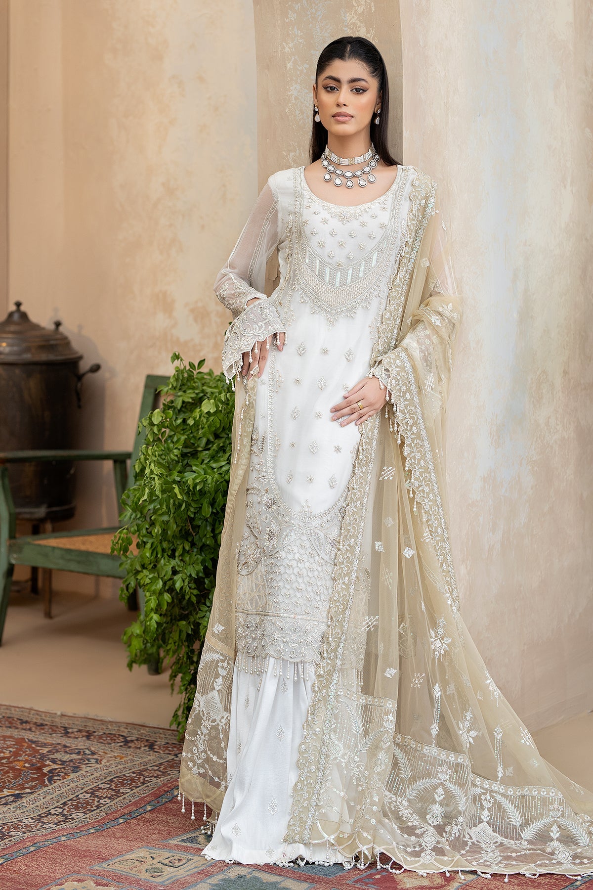 Raeesa Premium | Ada Premium Collection | HU - 49 Aab-E-Zar by Raeesa Premium - Designer Dress - Type: Ladies Clothes - Available at Libayah - 100% Original