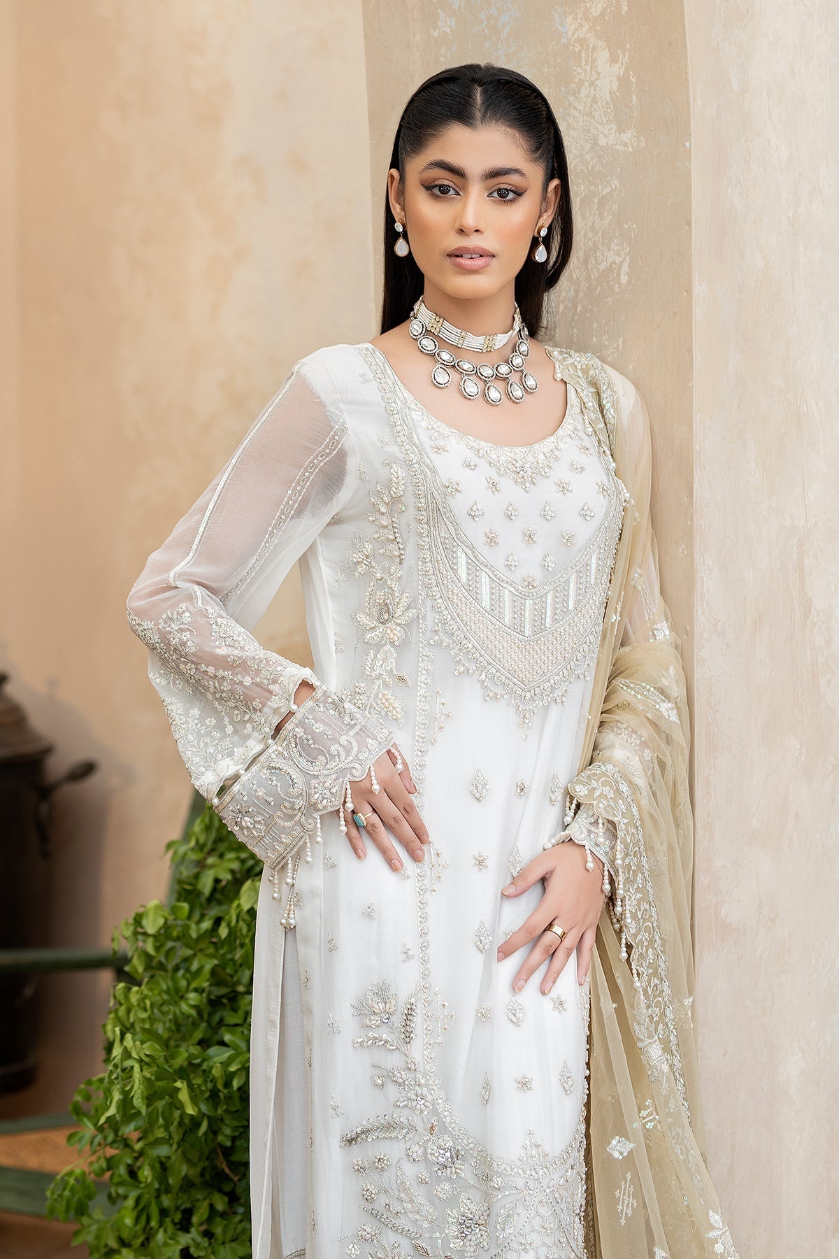 Raeesa Premium | Ada Premium Collection | HU - 49 Aab-E-Zar by Raeesa Premium - Designer Dress - Type: Ladies Clothes - Available at Libayah - 100% Original