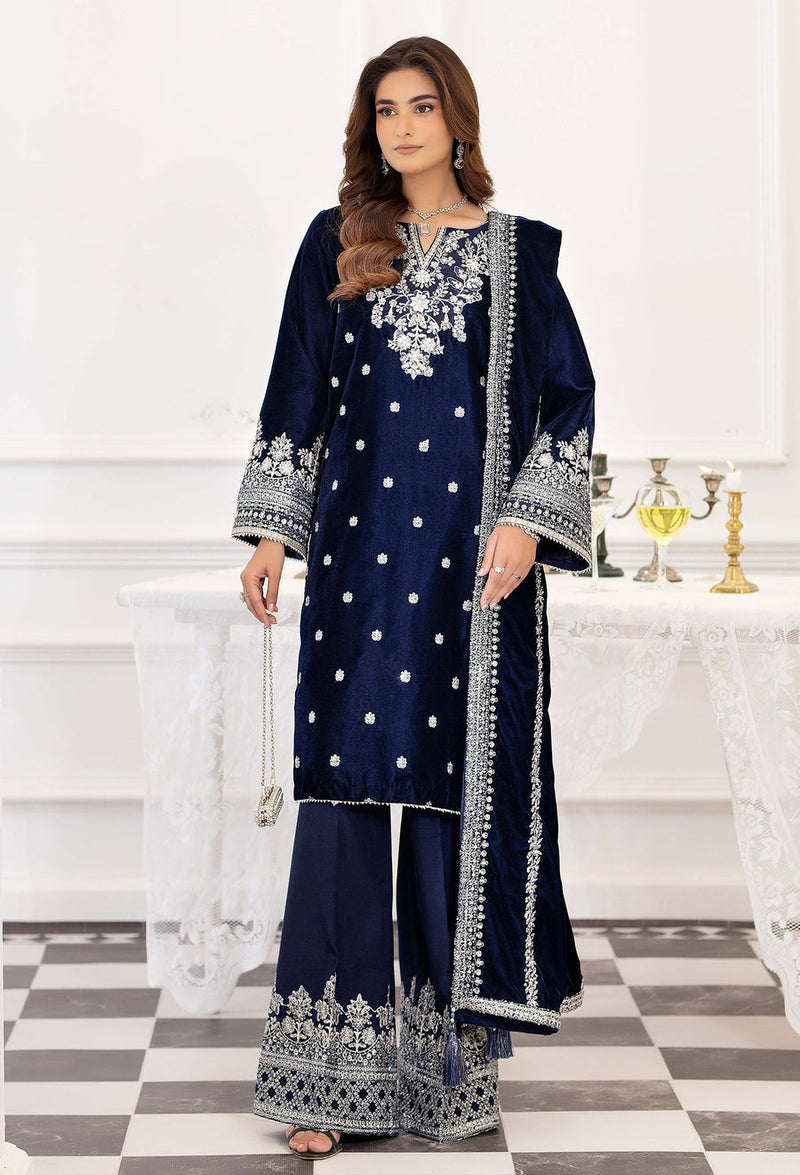 VELVET 7787 – authentic Pakistani formal dress from the Adans Libas Velvet 25 collection for women in the UK