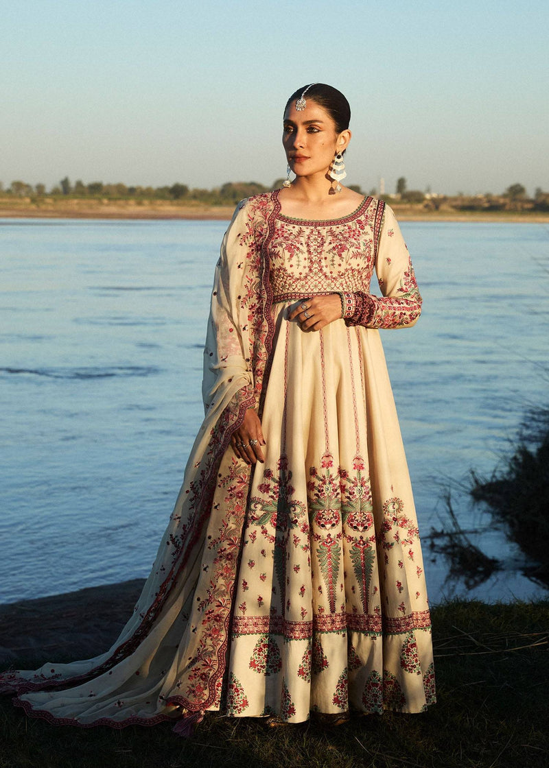 Hussain Rehar | Surkh Eid Pret'25 | Naqsh by Hussain Rehar - Designer Dress  - Type : ladies Clothes - Available at Libayah - 100% Original 