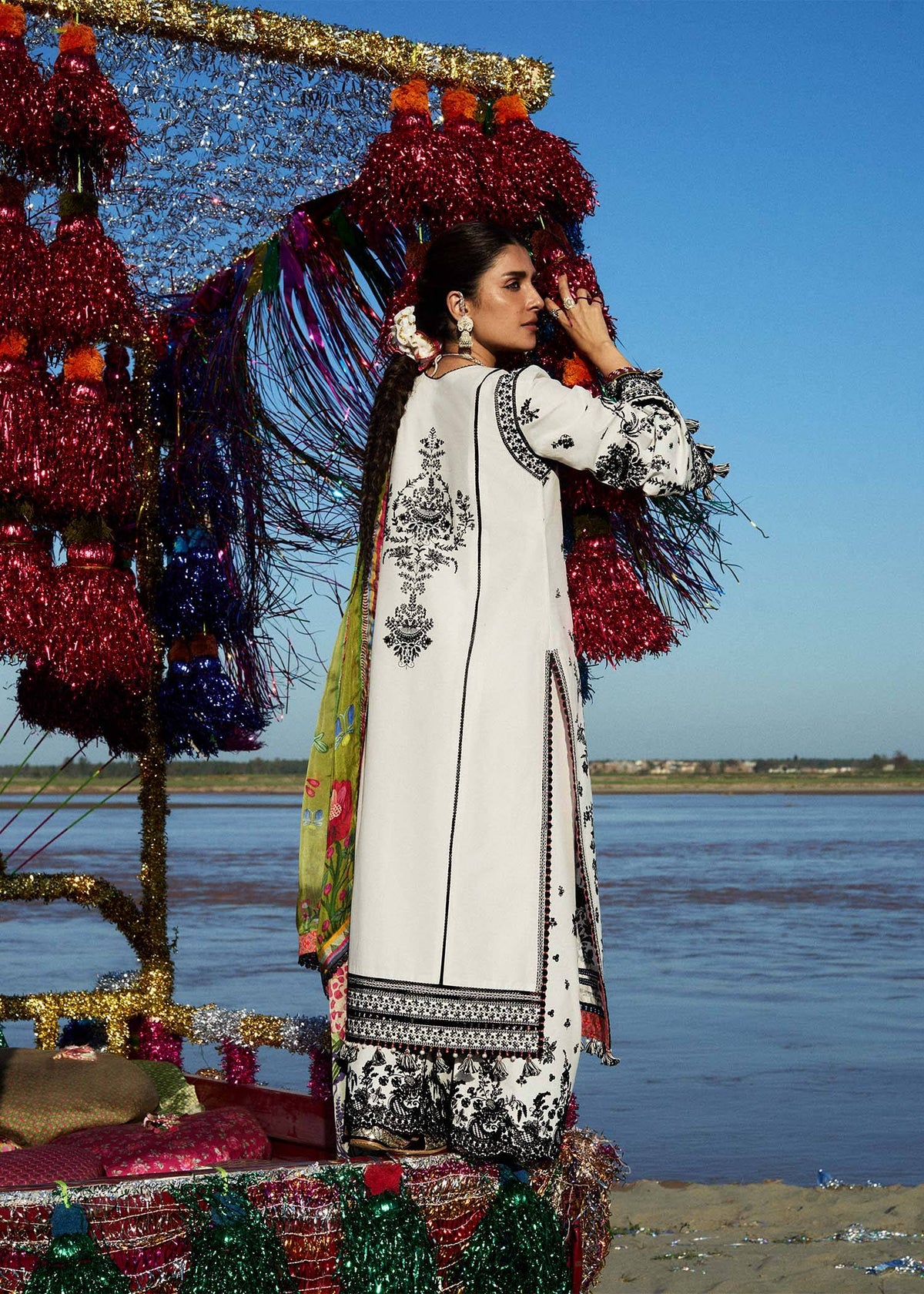 Hussain Rehar | Surkh Eid Pret'25 | Suroor by Hussain Rehar - Designer Dress  - Type : Ladies Clothes - Available at Libayah - 100% Original 