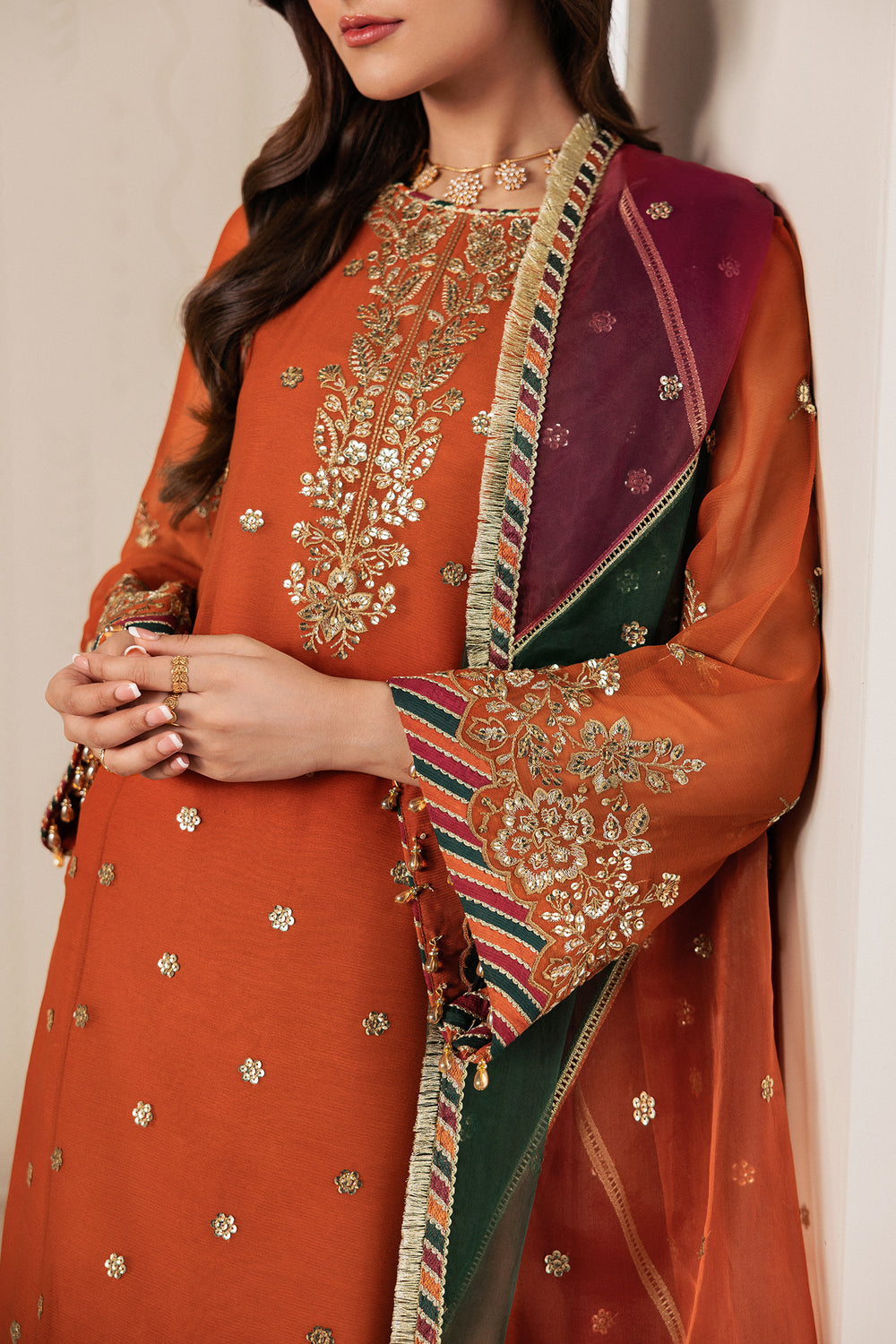 Zarif | Bayaan Formals | SUNOOR by Zarif - Designer Dress  - Type : Ladies Clothes - Available at Libayah - 100% Original 