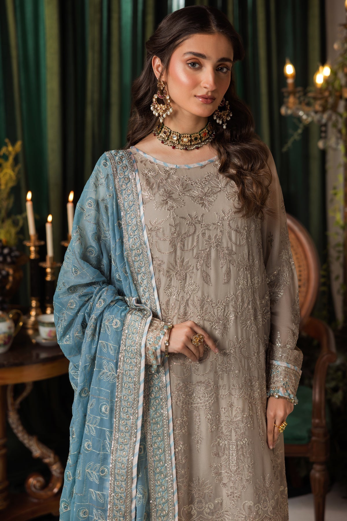 House of Nawab | Gul Mira Formals | EBNAAH by House of Nawab - Designer Dress - Type: Ladies Clothes - Available at Libayah - 100% Original