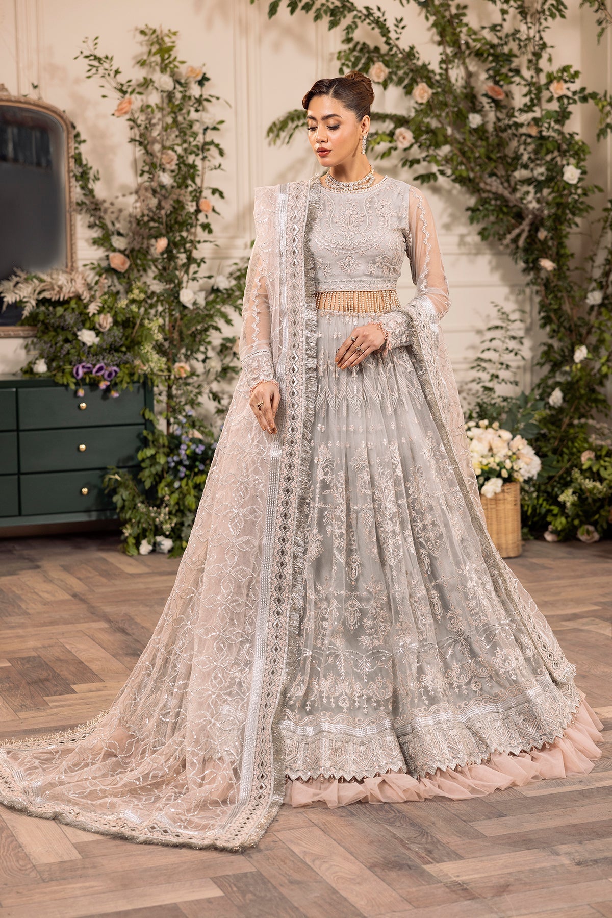 House of Nawab | Azalea Luxury Formals | FARSHI by House of Nawab - Designer Dress - Type: Formal - Available at Libayah - 100% Original