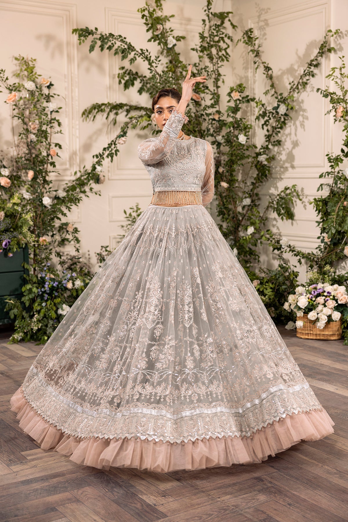 House of Nawab | Azalea Luxury Formals | FARSHI by House of Nawab - Designer Dress - Type: Formal - Available at Libayah - 100% Original