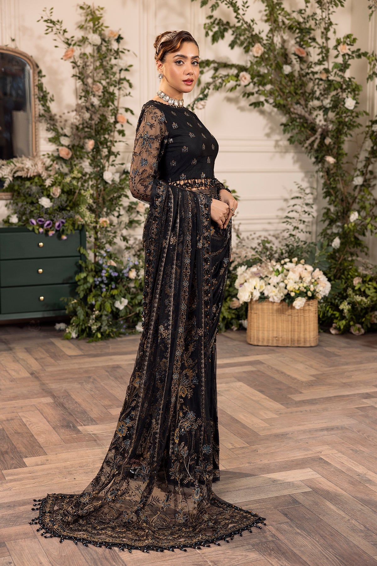 House of Nawab | Azalea Luxury Formals | DOUHA by House of Nawab - Designer Dress - Type: Formal - Available at Libayah - 100% Original