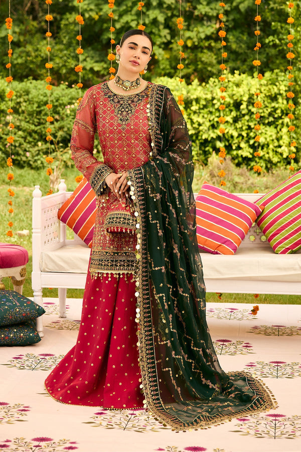 Alizeh | Shehnai The Festive Edit | AF-ZN-2216-Ghoomar - Designer Dress - Type : Ladies Clothes - Available at Libayah - 100% Original
