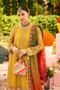 Alizeh | Shehnai The Festive Edit | AF-ZN-2215-Zarposh - Designer Dress - Type : Ladies Clothes - Available at Libayah - 100% Original
