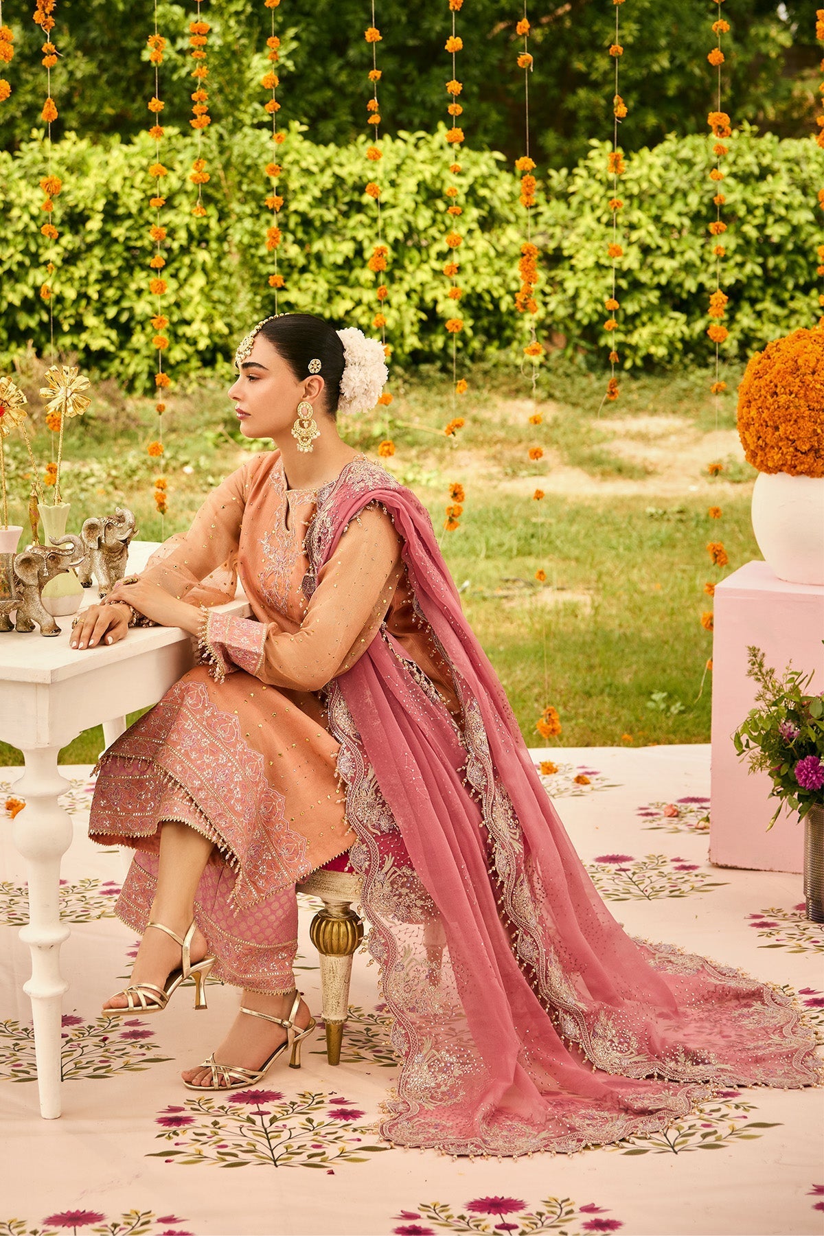 Alizeh | Shehnai The Festive Edit | AF-ZN-2218-Sitara - Designer Dress - Type : Ladies Clothes - Available at Libayah - 100% Original