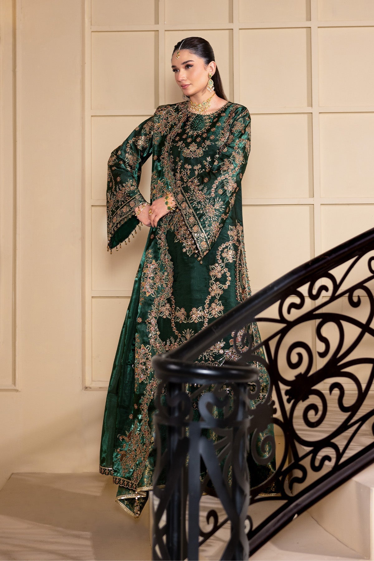 Alizeh | Aaina A Reflection of Elegance | AF-SS-2246-Gota by Alizeh - Designer Dress  - Type : Ladies Clothes - Available at Libayah - 100% Original 