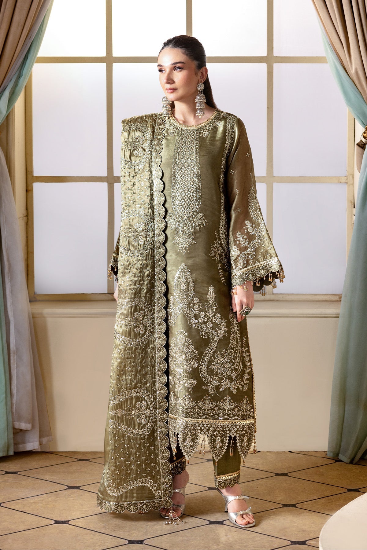 Alizeh | Aaina A Reflection of Elegance | AF-SS-2236-Hoorab by Alizeh - Designer Dress  - Type : Ladies Clothes - Available at Libayah - 100% Original 