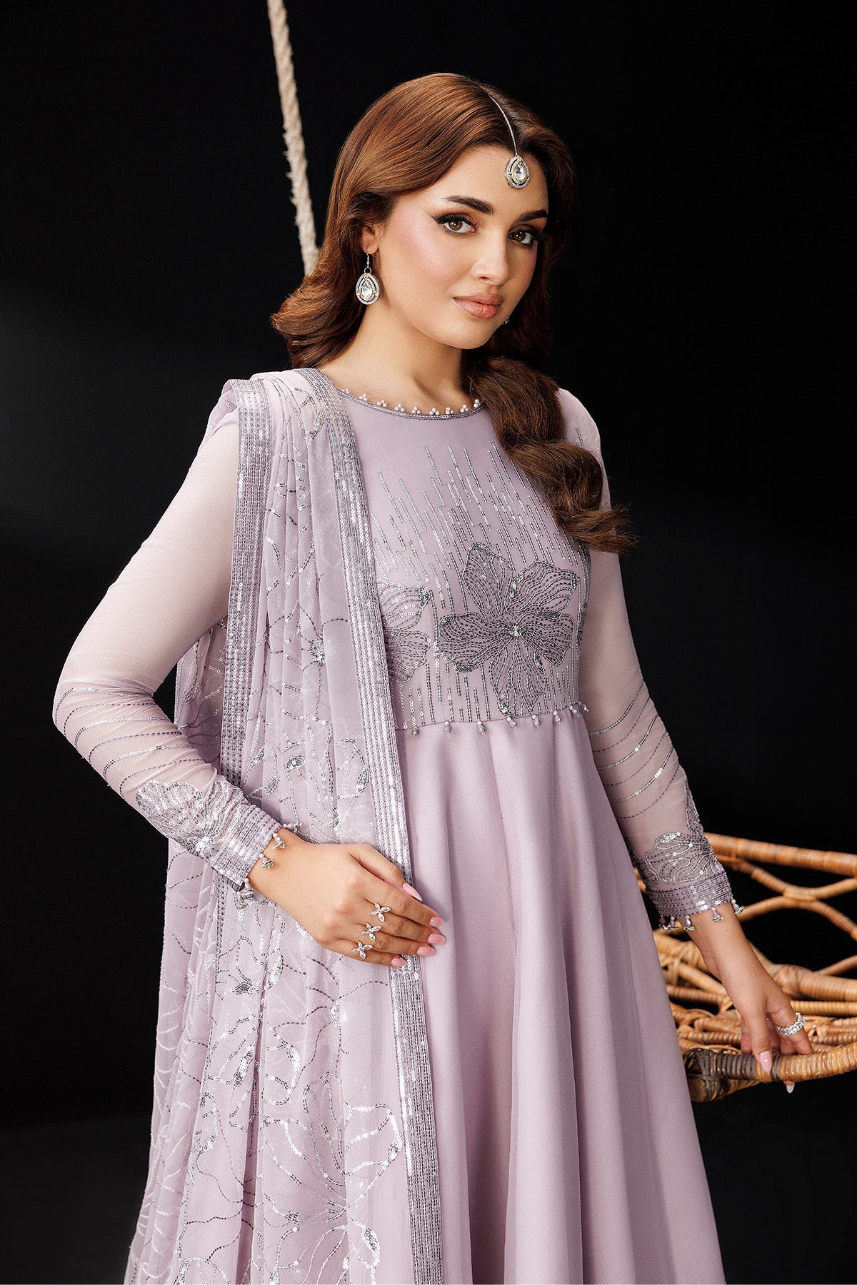 Alizeh | Dua Formals 26 | AF-DUA-3033-Stardust by Alizeh - Designer Dress  - Type : Ladies Clothes - Available at Libayah - 100% Original 