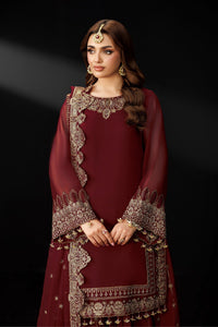Alizeh | Dua Formals 26 | AF-DUA-3035-Marsala by Alizeh - Designer Dress  - Type : Ladies Clothes - Available at Libayah - 100% Original 