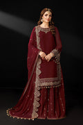 Alizeh | Dua Formals 26 | AF-DUA-3035-Marsala by Alizeh - Designer Dress  - Type : Ladies Clothes - Available at Libayah - 100% Original 
