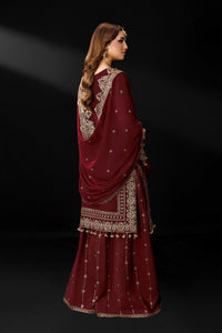 Alizeh | Dua Formals 26 | AF-DUA-3035-Marsala by Alizeh - Designer Dress  - Type : Ladies Clothes - Available at Libayah - 100% Original 