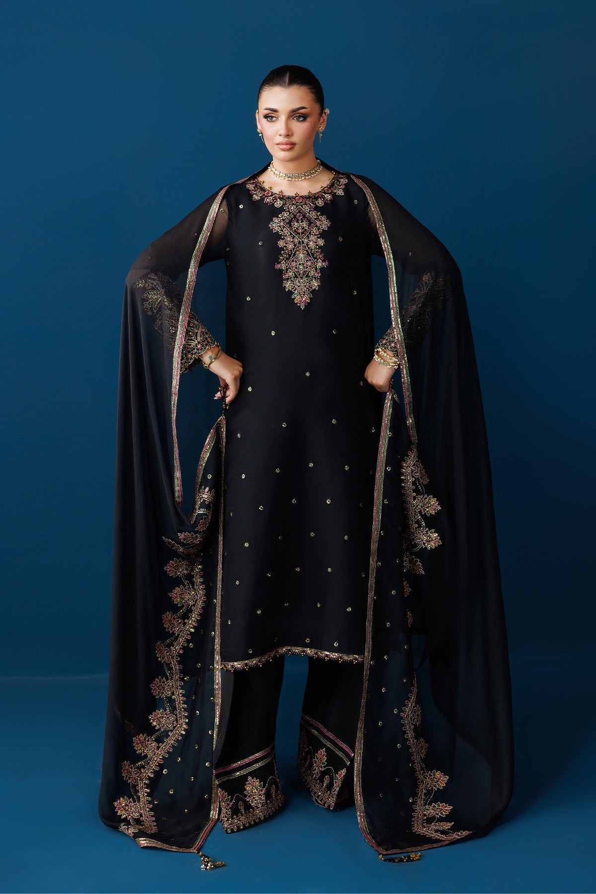 Alizeh | Dua Formals 26 | AF-DUA-3037-Eclipse by Alizeh - Designer Dress  - Type : Ladies Clothes - Available at Libayah - 100% Original 