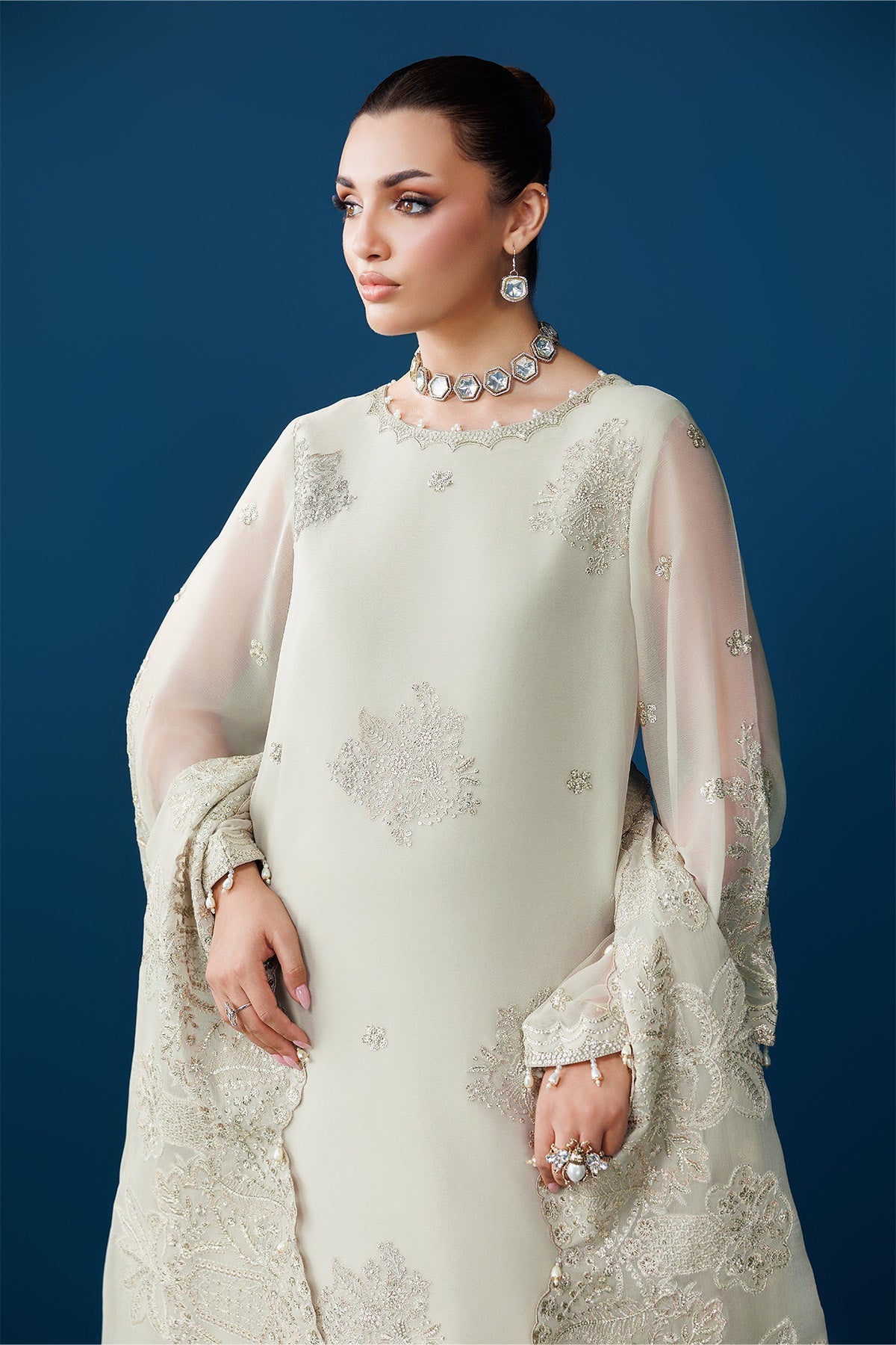 Alizeh | Dua Formals 26 | AF-DUA-3036-Dew Drop by Alizeh - Designer Dress  - Type : Ladies Clothes - Available at Libayah - 100% Original 
