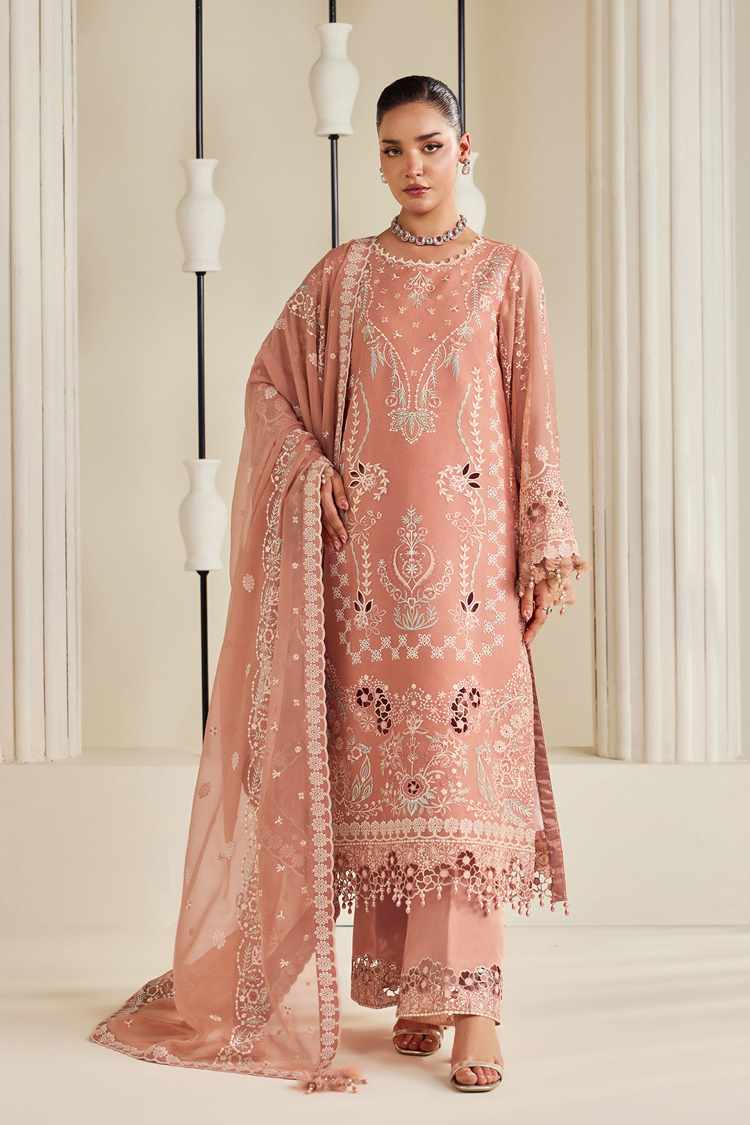 Alizeh | Dhaagay Formals |AF-DHG-5045-Sorah by Alizeh - Designer Dress  - Type : Ladies Clothes - Available at Libayah - 100% Original 