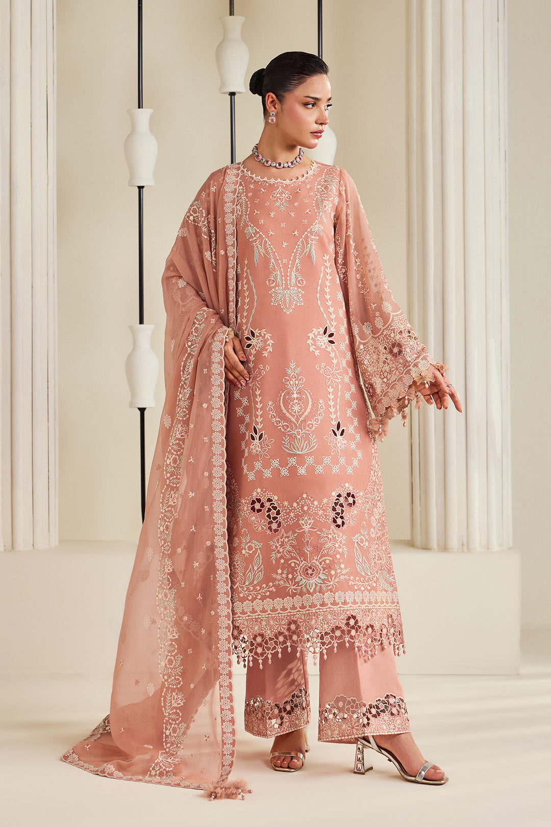 Alizeh | Dhaagay Formals |AF-DHG-5045-Sorah by Alizeh - Designer Dress  - Type : Ladies Clothes - Available at Libayah - 100% Original 