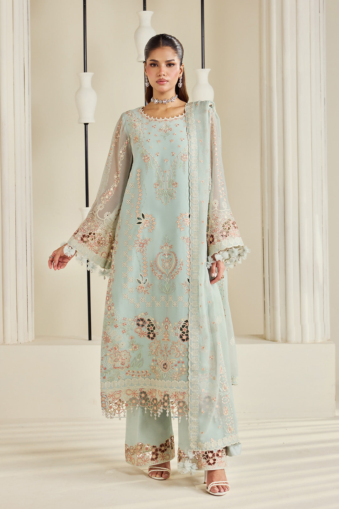 Alizeh | Dhaagay Formals | AF-DHG-5046-Tiyaahe by Alizeh - Designer Dress  - Type : Ladies Clothes - Available at Libayah - 100% Original 